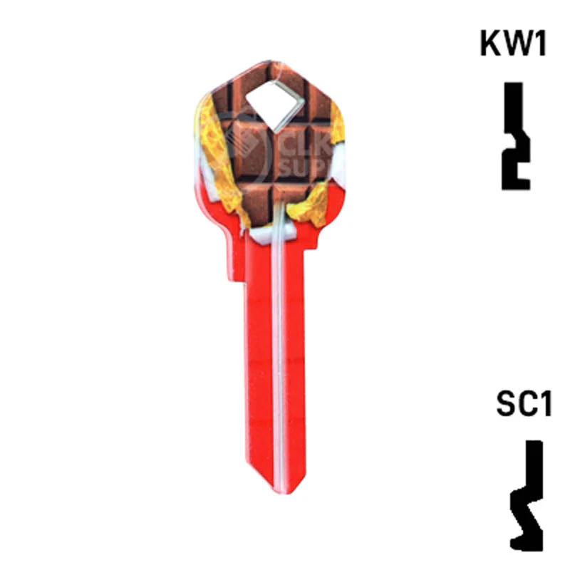 Happy Keys- Chocolate Bar Key (Choose Keyway) - Image 3