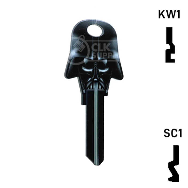 Happy Keys- Darth Vader Key (Choose Keyway) - Image 3