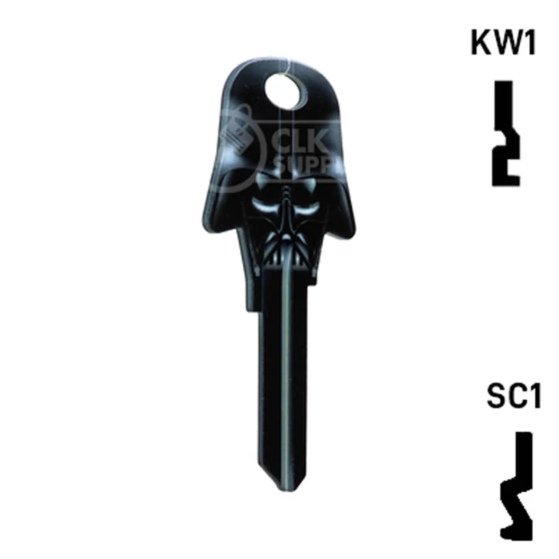 Happy Keys- Darth Vader Key (Choose Keyway) - Image 4