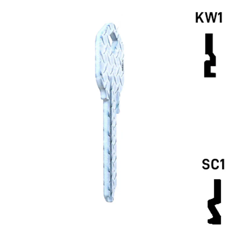 Happy Keys- Diamond Plate Key (Choose Keyway) - Image 18