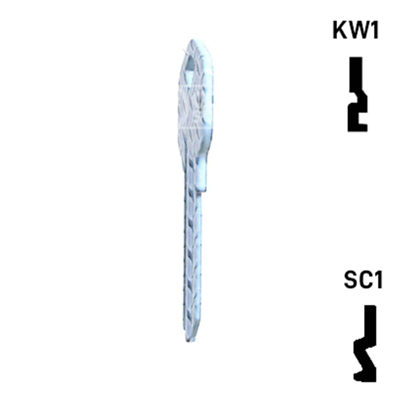 Happy Keys- Diamond Plate Key (Choose Keyway) - Image 8