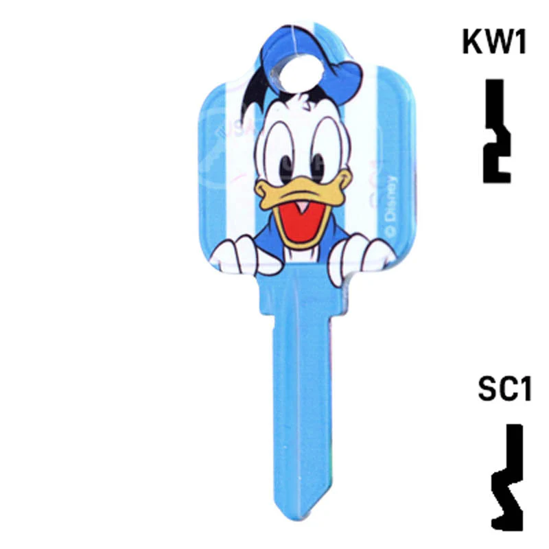Happy Keys- Donald Duck Key (Choose Keyway) - Image 11