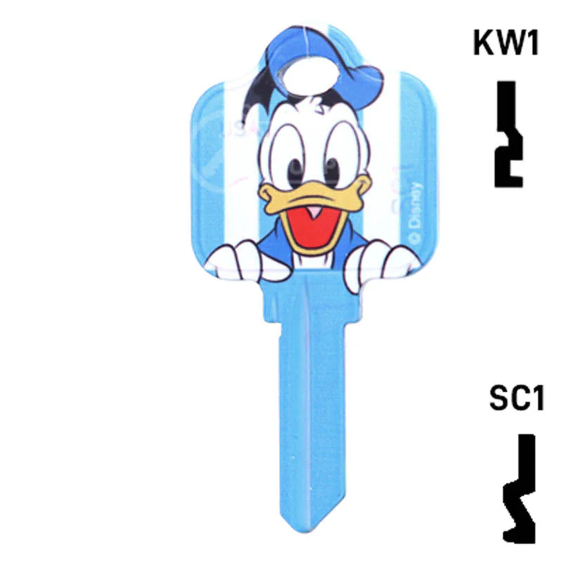 Happy Keys- Donald Duck Key (Choose Keyway) - Image 12