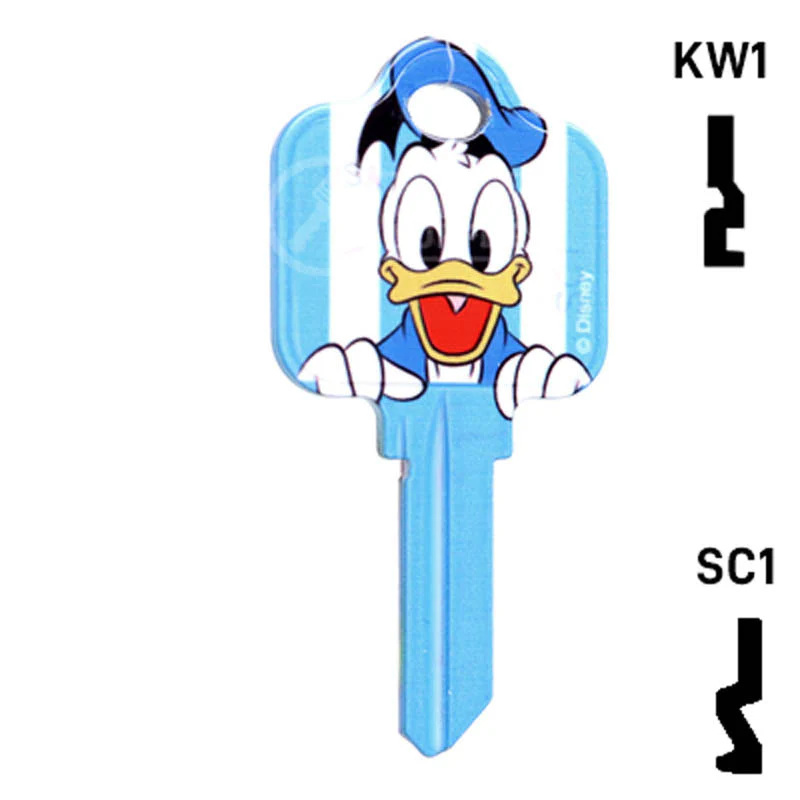 Happy Keys- Donald Duck Key (Choose Keyway) - Image 15