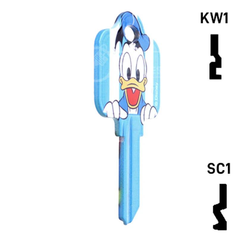 Happy Keys- Donald Duck Key (Choose Keyway) - Image 17