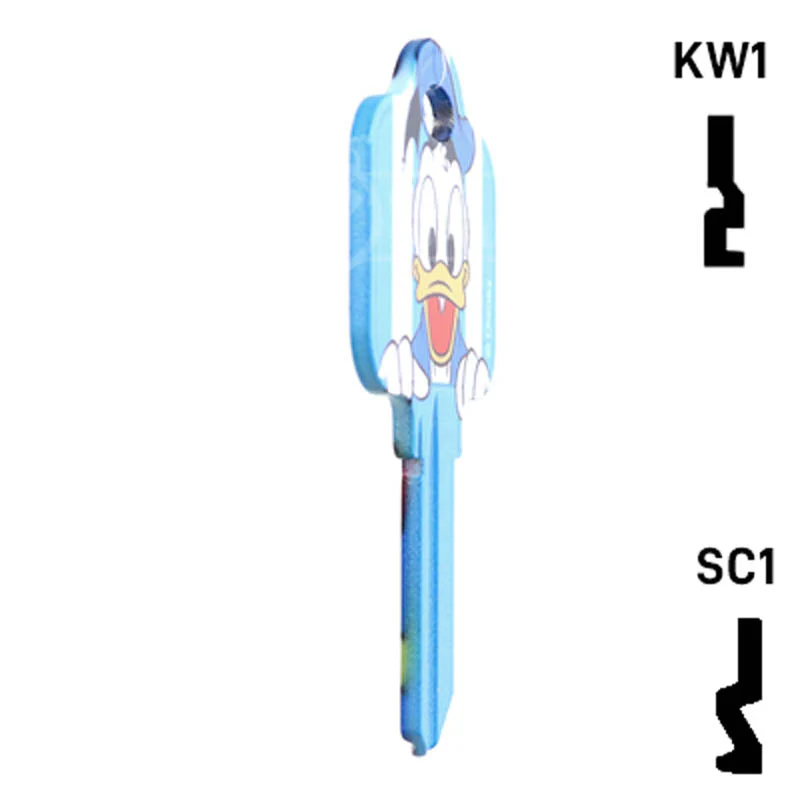 Happy Keys- Donald Duck Key (Choose Keyway) - Image 18
