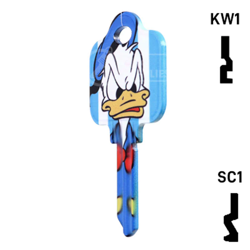 Happy Keys- Donald Duck Key (Choose Keyway) - Image 22