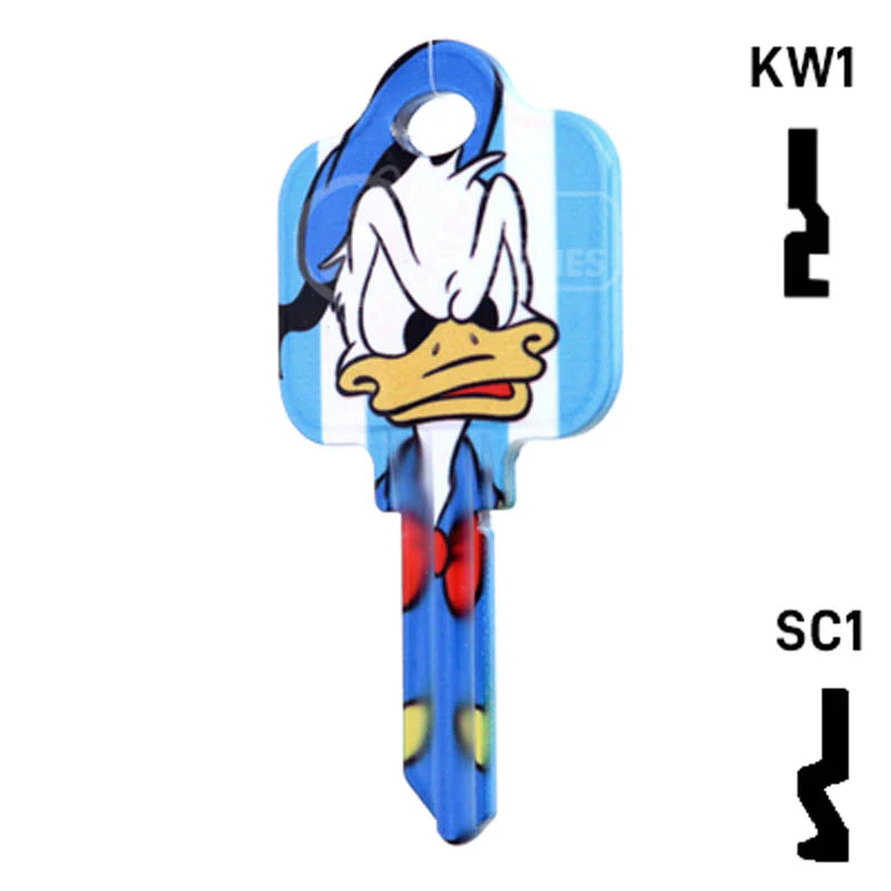Happy Keys- Donald Duck Key (Choose Keyway) - Image 23