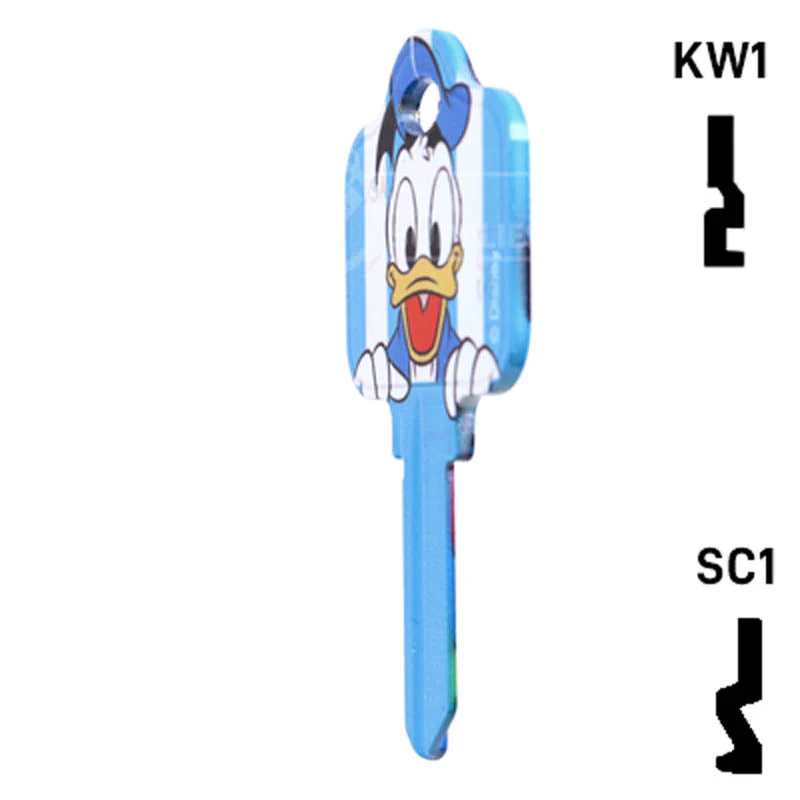Happy Keys- Donald Duck Key (Choose Keyway) - Image 9