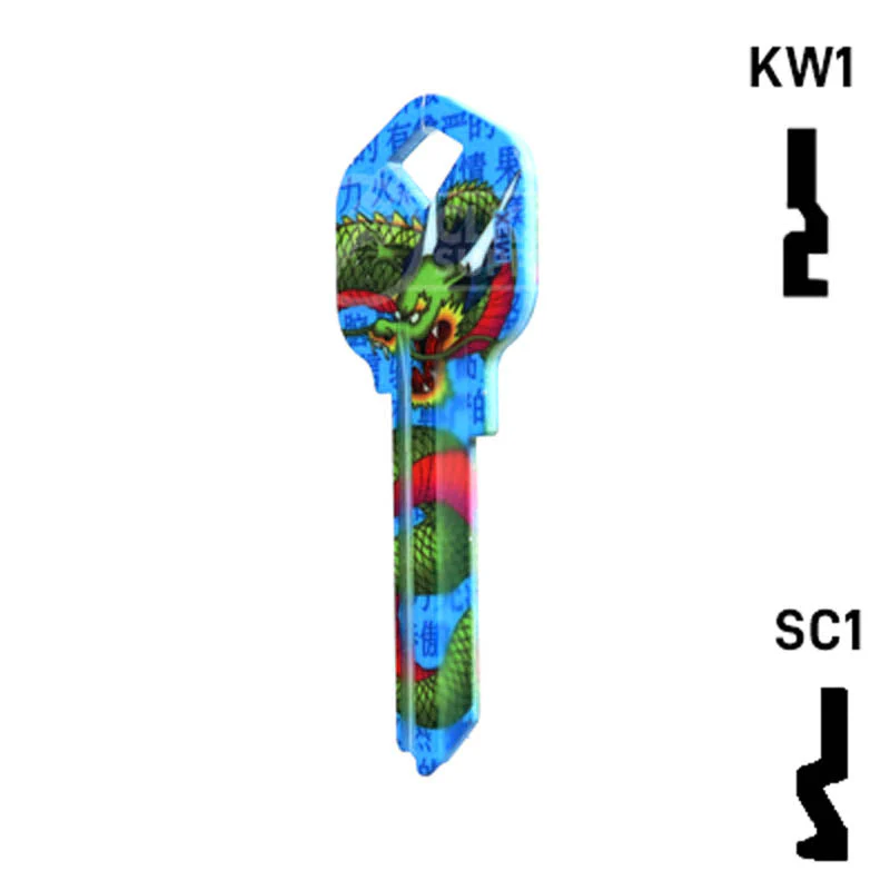 Happy Keys- Dragon Key (Choose Keyway) - Image 10