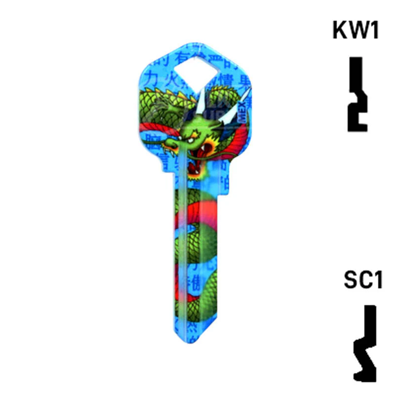 Happy Keys- Dragon Key (Choose Keyway) - Image 14