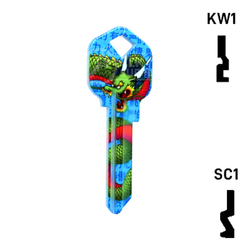Happy Keys- Dragon Key (Choose Keyway) - Image 15