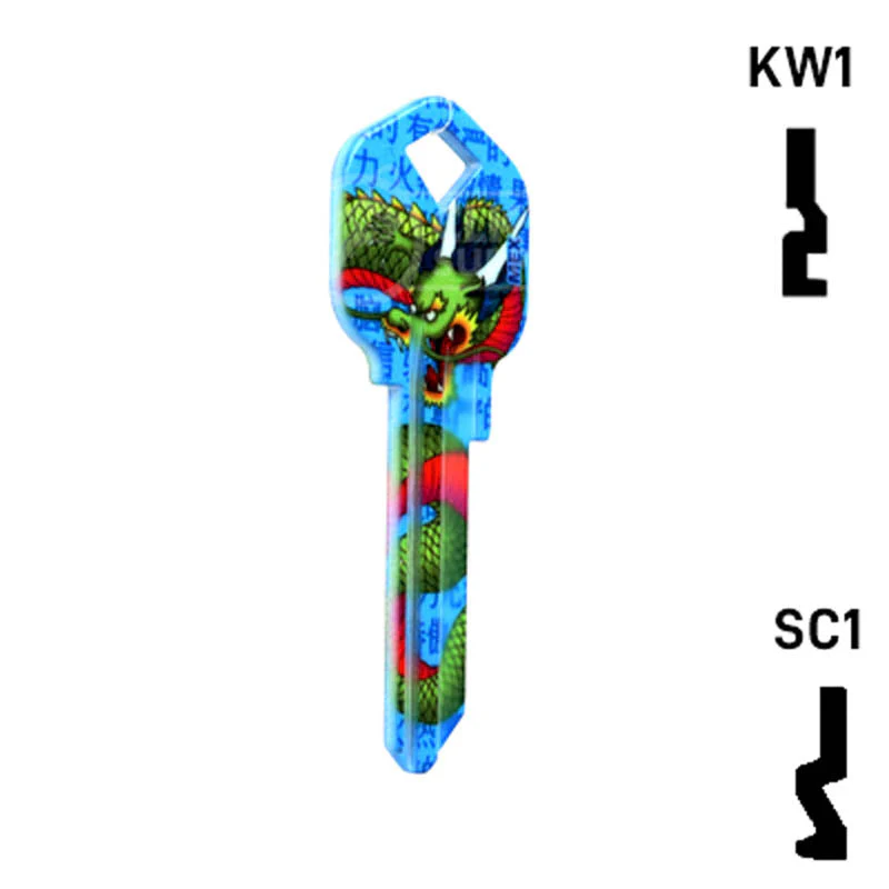 Happy Keys- Dragon Key (Choose Keyway) - Image 16