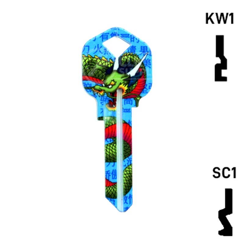 Happy Keys- Dragon Key (Choose Keyway) - Image 2