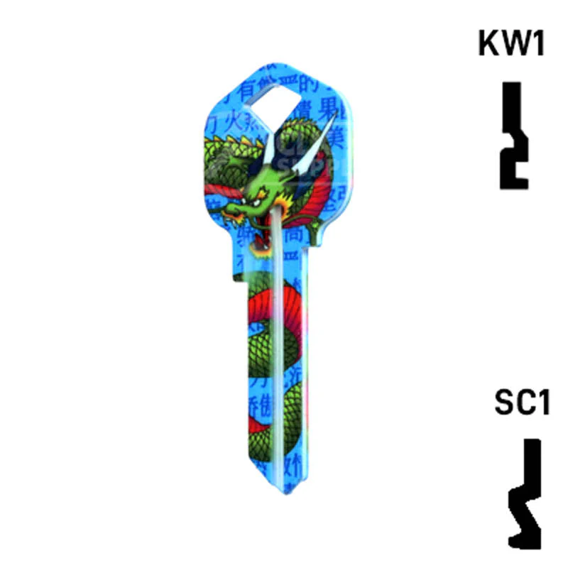 Happy Keys- Dragon Key (Choose Keyway) - Image 23