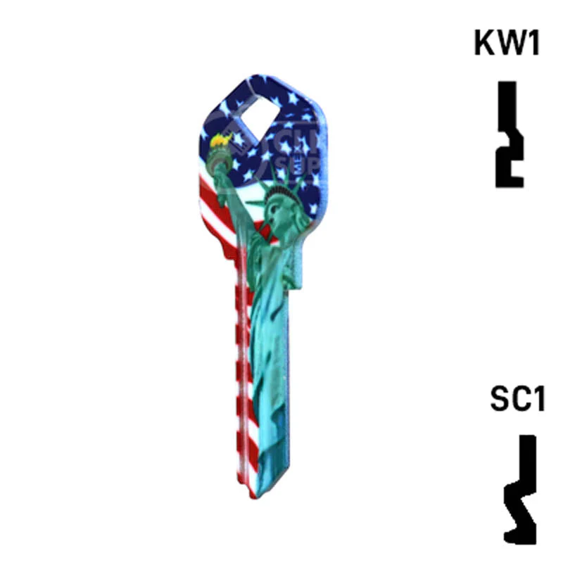 Happy Keys- Eagle Liberty Key (Choose Keyway) - Image 10