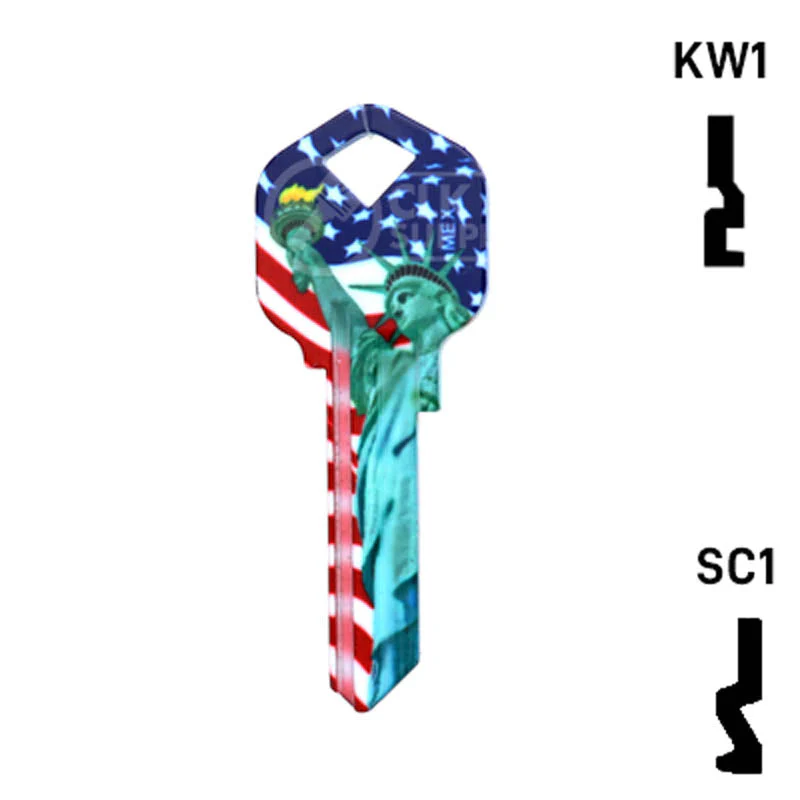 Happy Keys- Eagle Liberty Key (Choose Keyway) - Image 12