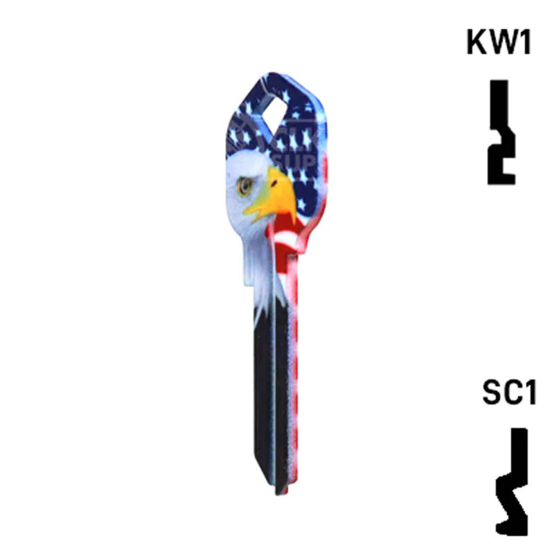Happy Keys- Eagle Liberty Key (Choose Keyway) - Image 21