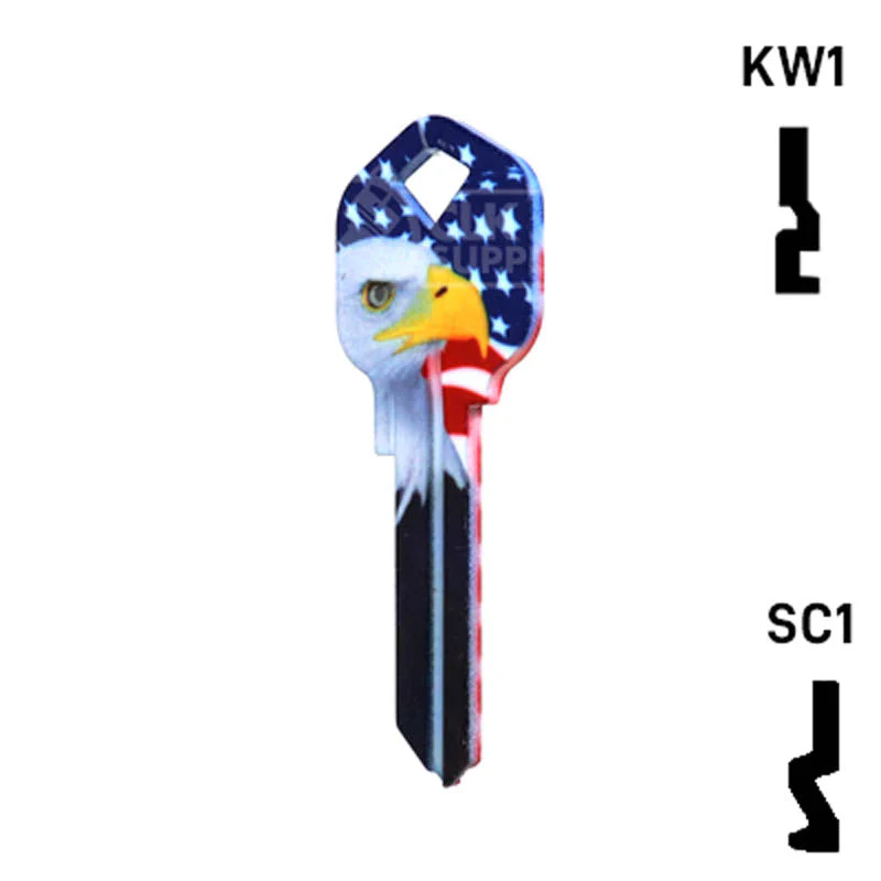 Happy Keys- Eagle Liberty Key (Choose Keyway) - Image 22
