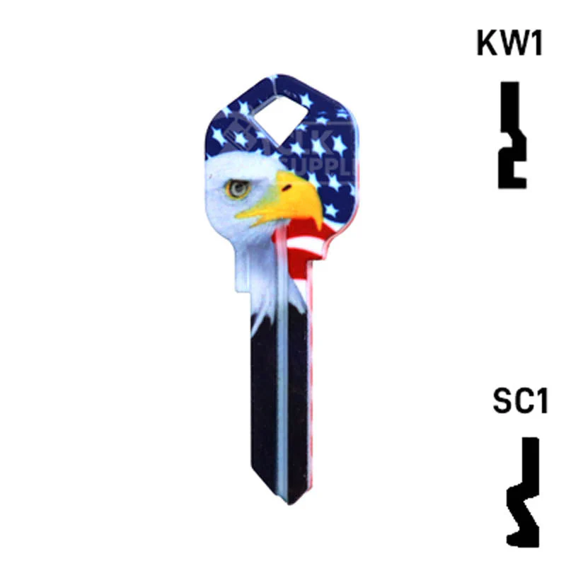 Happy Keys- Eagle Liberty Key (Choose Keyway) - Image 23