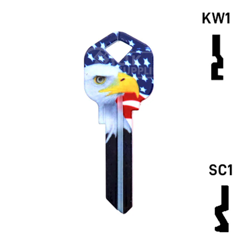 Happy Keys- Eagle Liberty Key (Choose Keyway) - Image 24