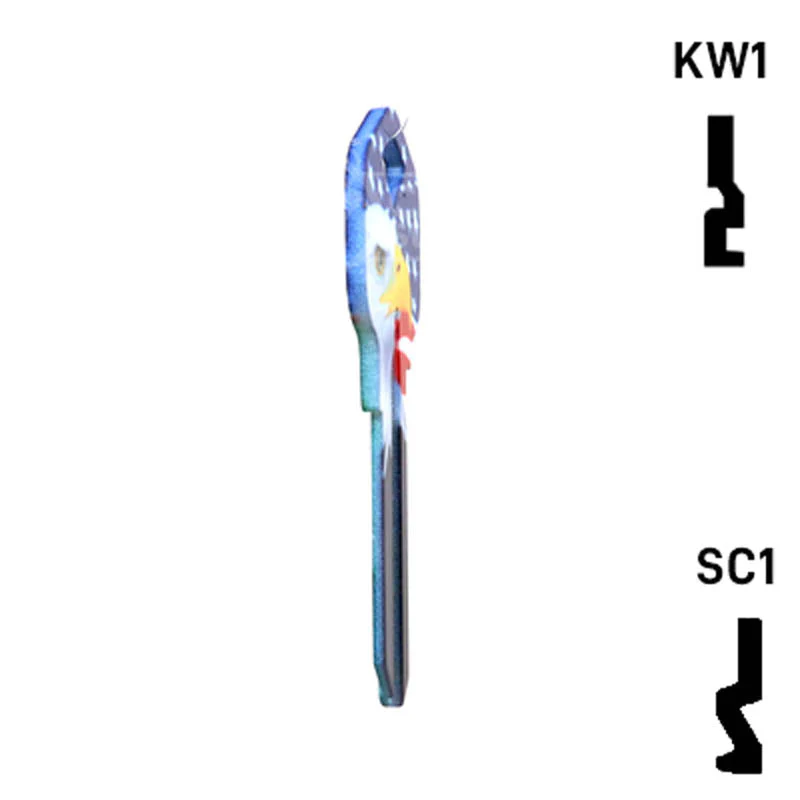 Happy Keys- Eagle Liberty Key (Choose Keyway) - Image 6