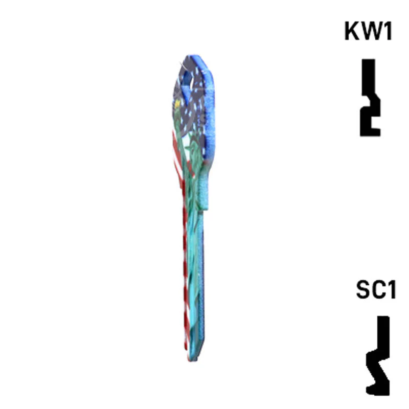 Happy Keys- Eagle Liberty Key (Choose Keyway) - Image 8