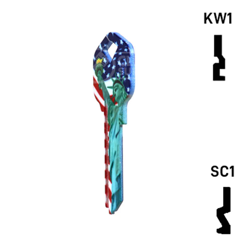 Happy Keys- Eagle Liberty Key (Choose Keyway) - Image 9