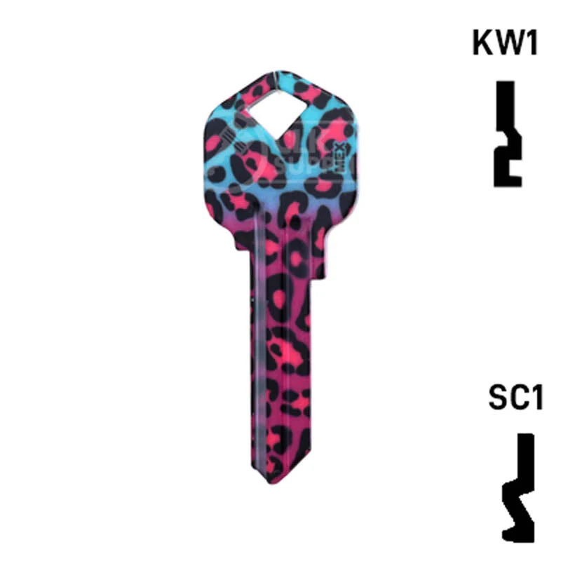 Happy Keys- Fashion Leopard Key (Choose Keyway) - Image 13