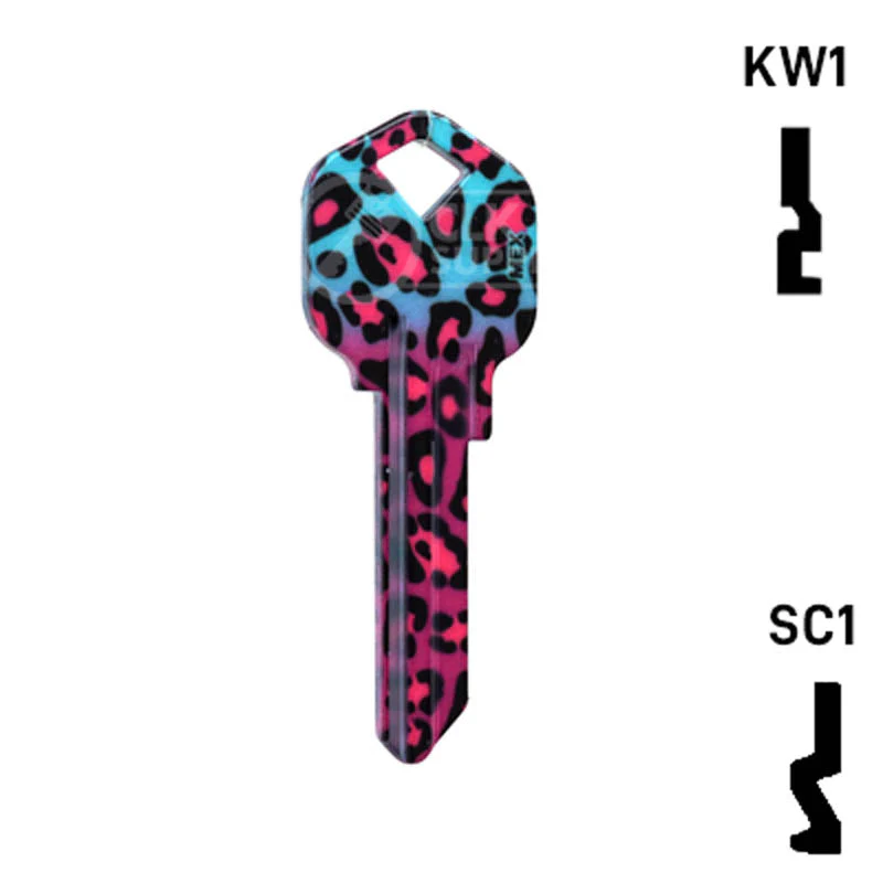 Happy Keys- Fashion Leopard Key (Choose Keyway) - Image 16