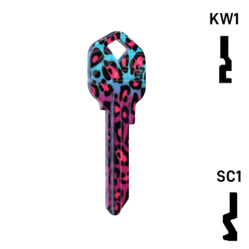 Happy Keys- Fashion Leopard Key (Choose Keyway) - Image 17