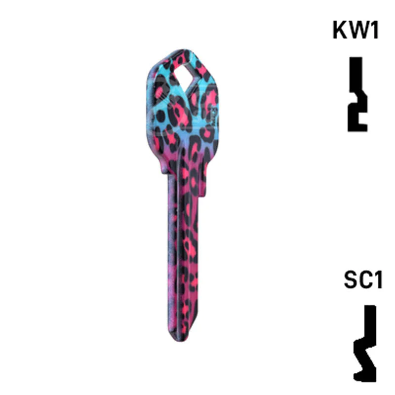 Happy Keys- Fashion Leopard Key (Choose Keyway) - Image 18