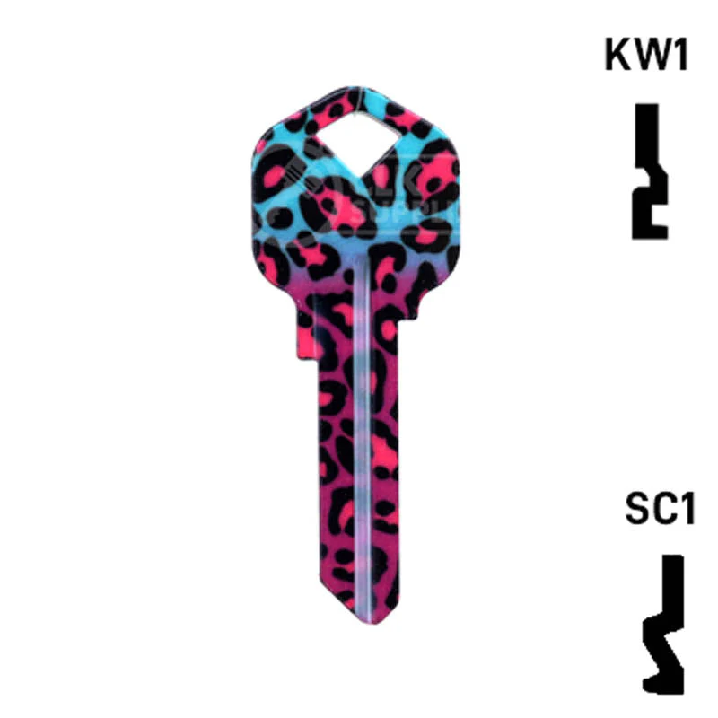Happy Keys- Fashion Leopard Key (Choose Keyway) - Image 2