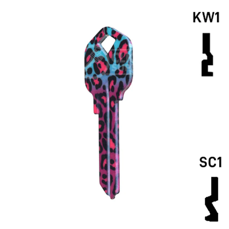 Happy Keys- Fashion Leopard Key (Choose Keyway) - Image 23