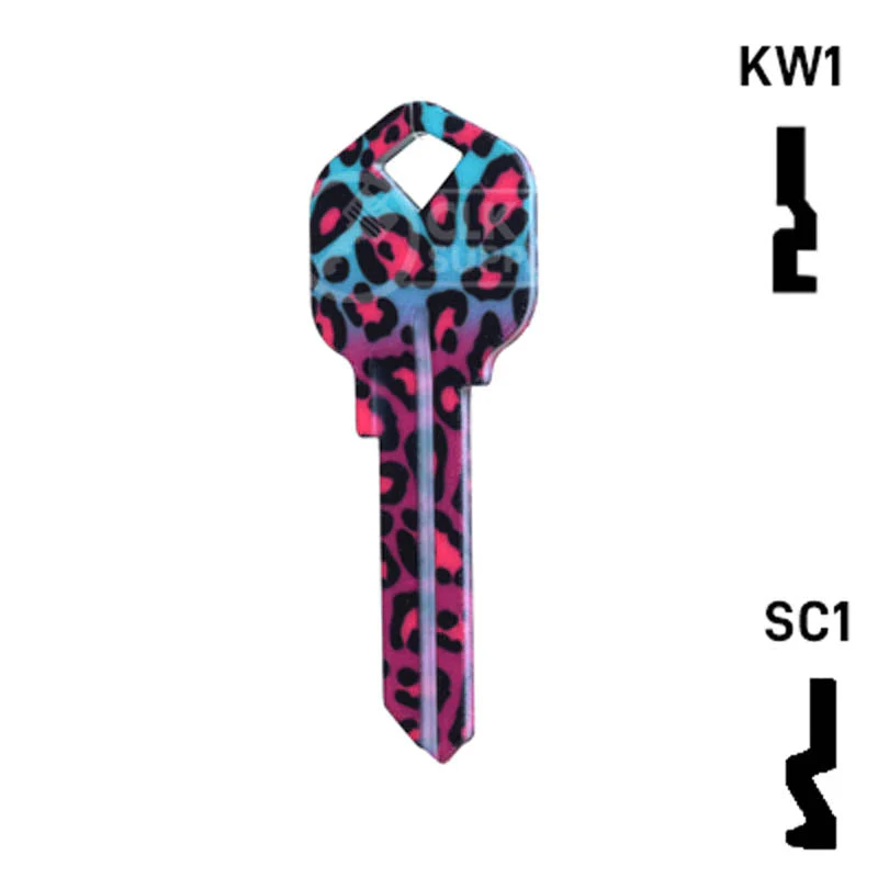 Happy Keys- Fashion Leopard Key (Choose Keyway) - Image 24