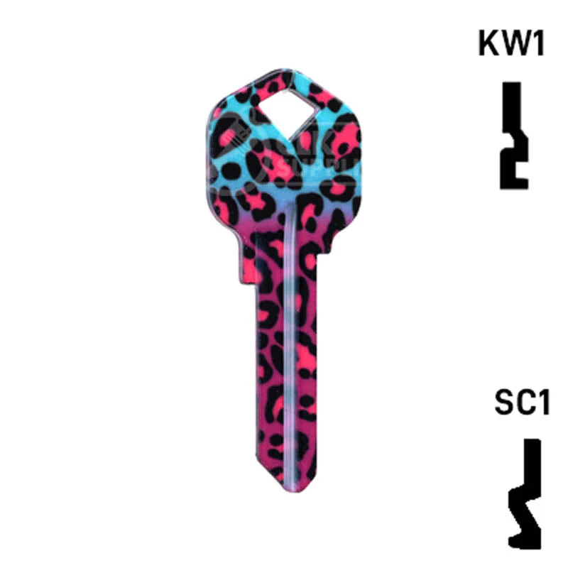 Happy Keys- Fashion Leopard Key (Choose Keyway) - Image 3