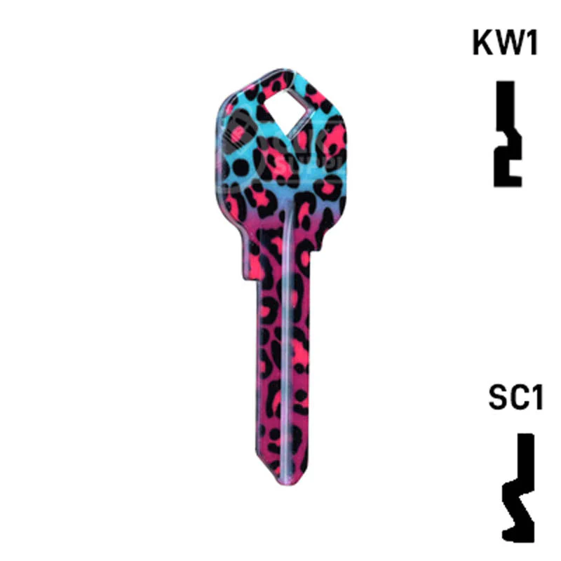 Happy Keys- Fashion Leopard Key (Choose Keyway) - Image 4