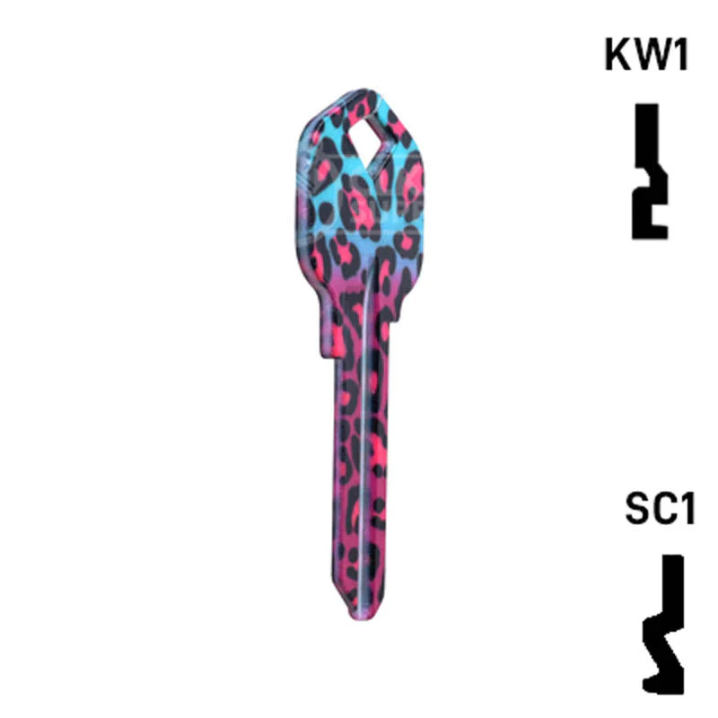 Happy Keys- Fashion Leopard Key (Choose Keyway) - Image 5