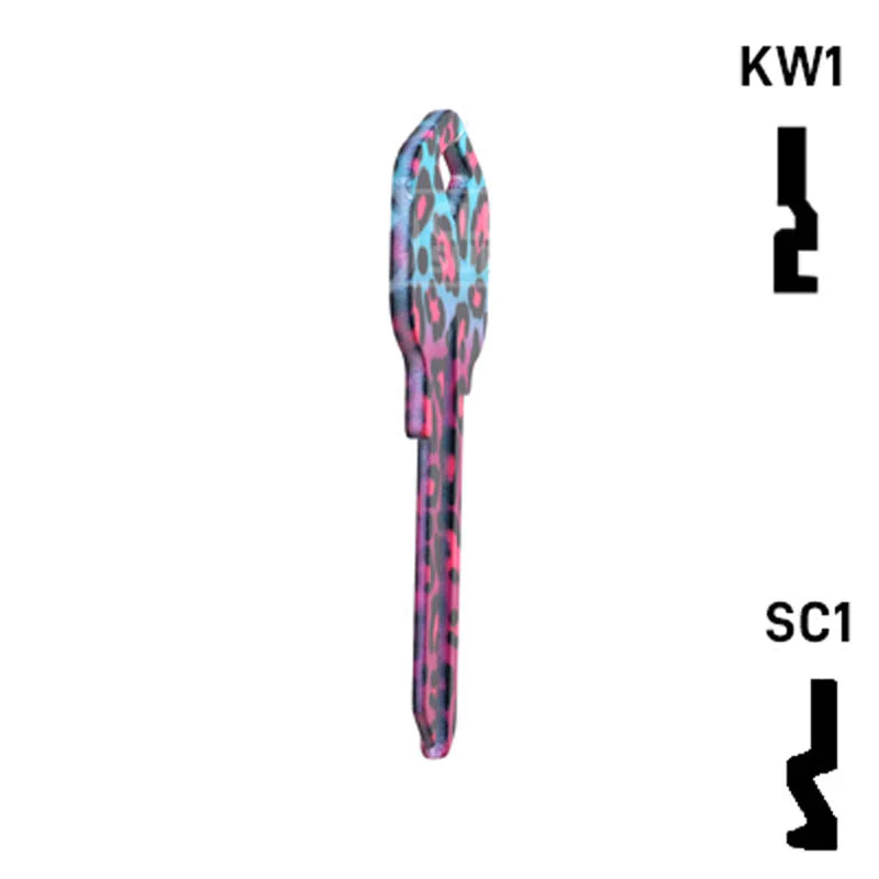 Happy Keys- Fashion Leopard Key (Choose Keyway) - Image 6
