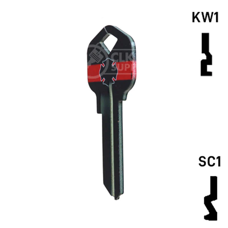 Happy Keys- Firefighter Key (Choose Keyway) - Image 22