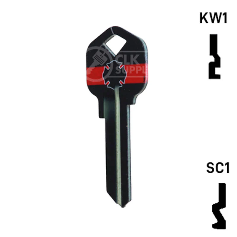 Happy Keys- Firefighter Key (Choose Keyway) - Image 23