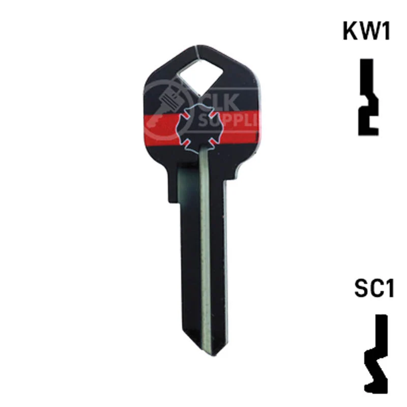 Happy Keys- Firefighter Key (Choose Keyway) - Image 24