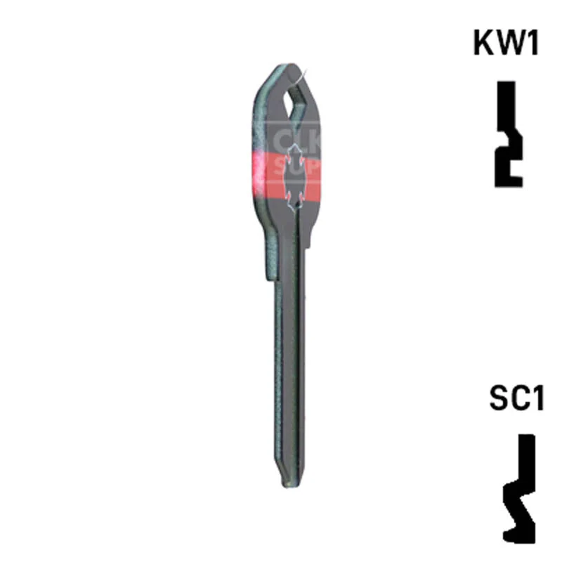 Happy Keys- Firefighter Key (Choose Keyway) - Image 6