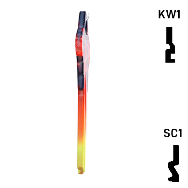 Happy Keys- Flames Key (Choose Keyway) - Image 19