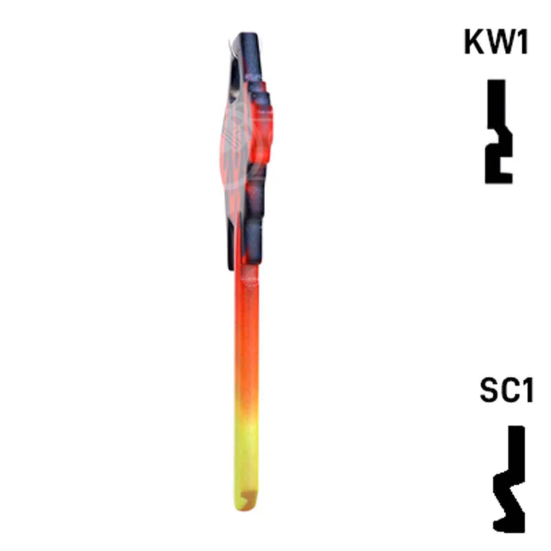 Happy Keys- Flames Key (Choose Keyway) - Image 20