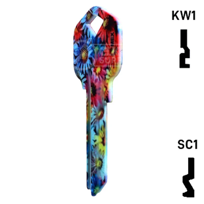 Happy Keys- Flowers Key (Choose Keyway) - Image 10