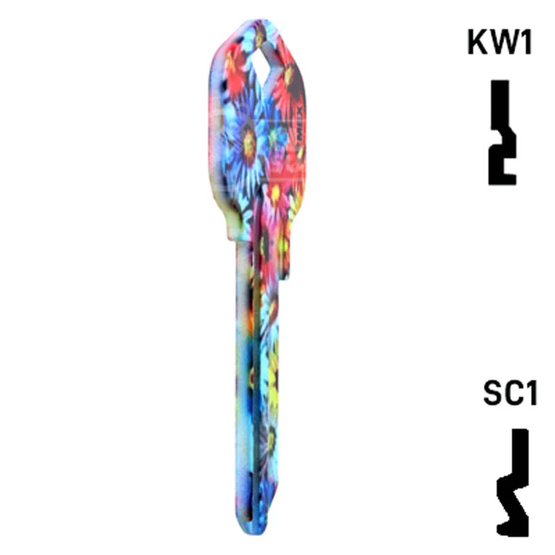 Happy Keys- Flowers Key (Choose Keyway) - Image 18