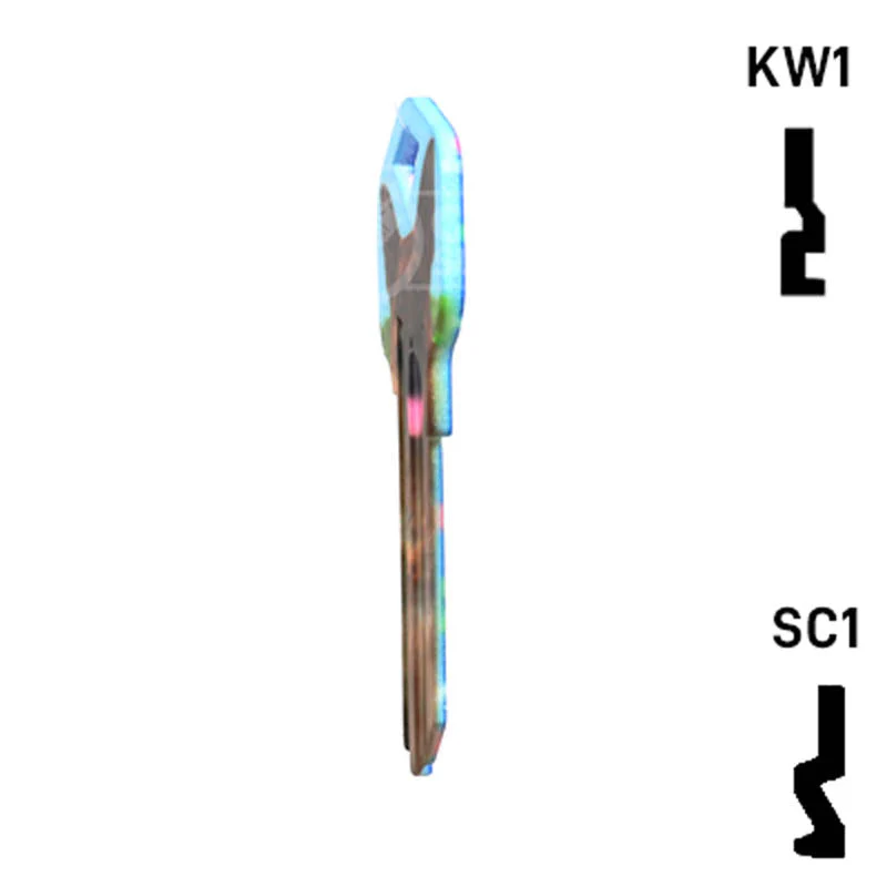 Happy Keys- German Shepherd Key (Choose Keyway) - Image 20