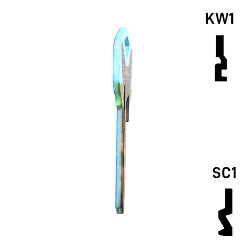 Happy Keys- German Shepherd Key (Choose Keyway) - Image 6