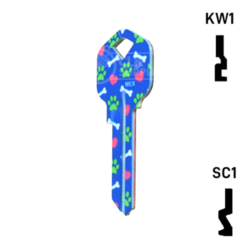 Happy Keys- Golden Retriever Key (Choose Keyway) - Image 10